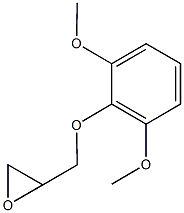2-[(2,6-dimethoxyphenoxy)methyl]oxirane 结构式