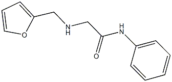 2-[(furan-2-ylmethyl)amino]-N-phenylacetamide 结构式