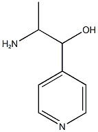 2-amino-1-(pyridin-4-yl)propan-1-ol 结构式