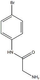 2-amino-N-(4-bromophenyl)acetamide 结构式