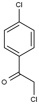 2-chloro-1-(4-chlorophenyl)ethan-1-one 结构式