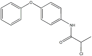 2-Chloro-N-(4-phenoxy-phenyl)-propionamide 结构式