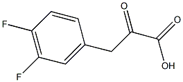 3-(3,4-difluorophenyl)-2-oxopropanoic acid 结构式