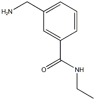 3-(aminomethyl)-N-ethylbenzamide 结构式
