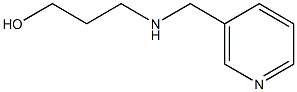 3-[(pyridin-3-ylmethyl)amino]propan-1-ol 结构式