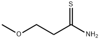 3-methoxypropanethioamide 结构式