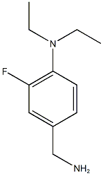 4-(aminomethyl)-N,N-diethyl-2-fluoroaniline 结构式