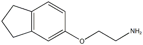 5-(2-aminoethoxy)-2,3-dihydro-1H-indene 结构式