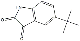 5-tert-butyl-1H-indole-2,3-dione 结构式