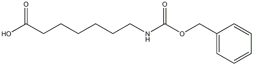 7-{[(benzyloxy)carbonyl]amino}heptanoic acid 结构式