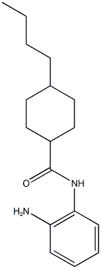 N-(2-aminophenyl)-4-butylcyclohexane-1-carboxamide 结构式
