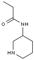 N-(piperidin-3-yl)propanamide 结构式