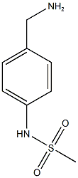 N-[4-(aminomethyl)phenyl]methanesulfonamide 结构式