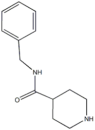 N-benzylpiperidine-4-carboxamide 结构式