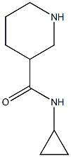 N-cyclopropylpiperidine-3-carboxamide 结构式