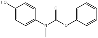 phenyl N-(4-hydroxyphenyl)-N-methylcarbamate 结构式