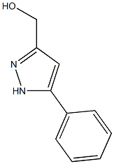 (5-Phenyl-1H-pyrazol-3-yl)methanol 结构式