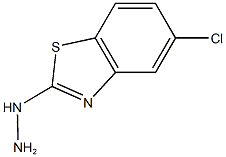 5-CHLORO-2-HYDRAZINO-1,3-BENZOTHIAZOLE 结构式