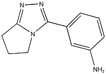 3-(6,7-DIHYDRO-5H-PYRROLO[2,1-C][1,2,4]TRIAZOL-3-YL)ANILINE 结构式