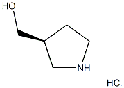 (3S)-PYRROLIDIN-3-YLMETHANOL HYDROCHLORIDE 结构式