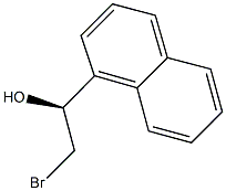 (1S)-2-BROMO-1-(1-NAPHTHYL)ETHANOL 结构式