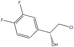 (1R)-2-CHLORO-1-(3,4-DIFLUOROPHENYL)ETHANOL 结构式