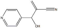 2-[hydroxy(pyridin-4-yl)methyl]acrylonitrile 结构式