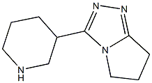 3-piperidin-3-yl-6,7-dihydro-5H-pyrrolo[2,1-c][1,2,4]triazole 结构式
