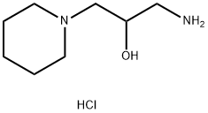 1-amino-3-piperidin-1-ylpropan-2-ol 结构式