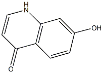 7-hydroxyquinolin-4(1H)-one 结构式