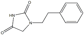 1-(2-phenylethyl)imidazolidine-2,4-dione 结构式