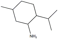 2-isopropyl-5-methylcyclohexanamine 结构式