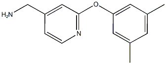 [2-(3,5-dimethylphenoxy)pyridin-4-yl]methylamine 结构式