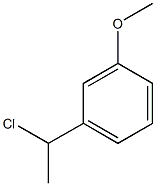 1-(氯乙基)- 3-甲氧基苯 结构式