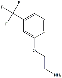 1-(2-aminoethoxy)-3-(trifluoromethyl)benzene 结构式