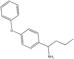 1-(4-phenoxyphenyl)butan-1-amine 结构式