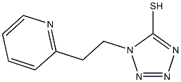 1-[2-(pyridin-2-yl)ethyl]-1H-1,2,3,4-tetrazole-5-thiol 结构式