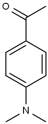 1-[4-(dimethylamino)phenyl]ethan-1-one 结构式