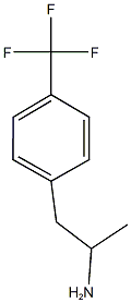 1-[4-(trifluoromethyl)phenyl]propan-2-amine 结构式