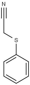 2-(phenylsulfanyl)acetonitrile 结构式