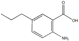 2-amino-5-propylbenzoic acid 结构式