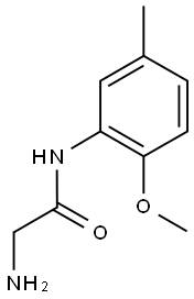 2-amino-N-(2-methoxy-5-methylphenyl)acetamide 结构式