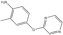 2-methyl-4-(pyrazin-2-yloxy)aniline 结构式