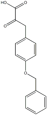 3-[4-(benzyloxy)phenyl]-2-oxopropanoic acid 结构式