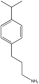 3-[4-(propan-2-yl)phenyl]propan-1-amine 结构式