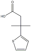 3-methyl-3-(thiophen-2-yl)butanoic acid 结构式