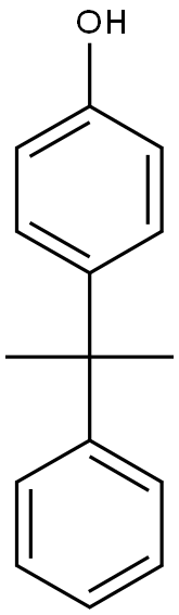 4-(2-phenylpropan-2-yl)phenol 结构式