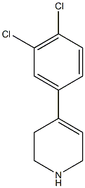 4-(3,4-dichlorophenyl)-1,2,3,6-tetrahydropyridine 结构式