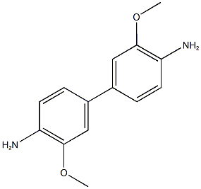 4-(4-amino-3-methoxyphenyl)-2-methoxyaniline 结构式