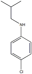 4-chloro-N-(2-methylpropyl)aniline 结构式
